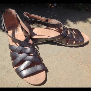 Dansko Vivian Strappy Sandal in  Graphite